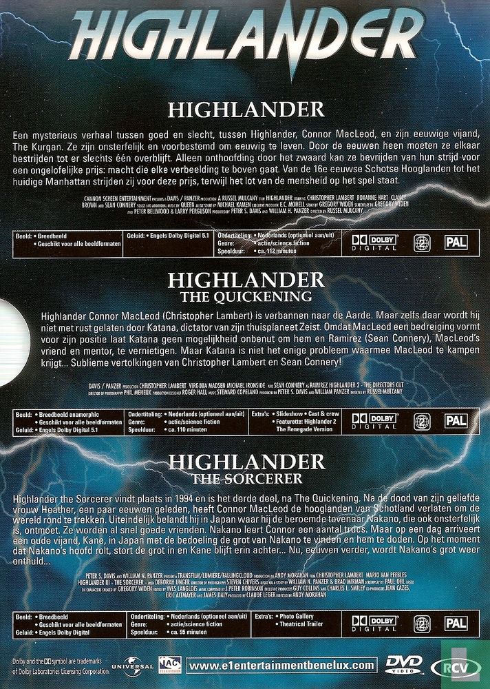Highlander Trilogy