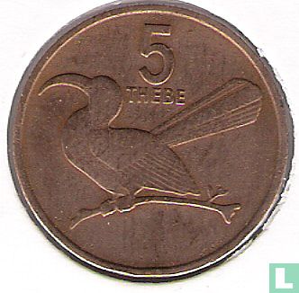 Botswana 5 thebe 1976