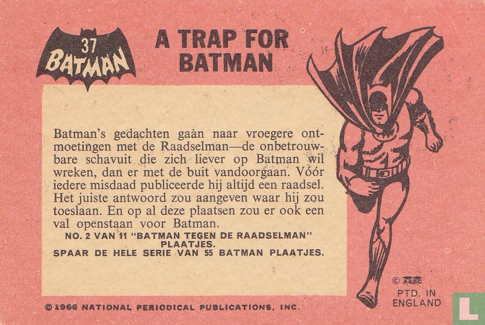 A trap for Batman