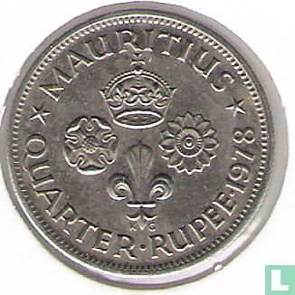 Mauritius ¼ rupee 1978