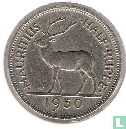 Mauritius ½ Rupee 1950