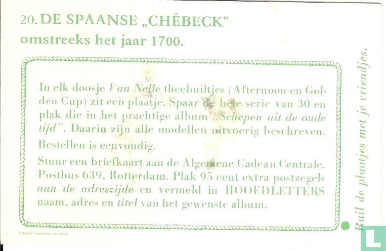 De Spaanse "Chèbeck"