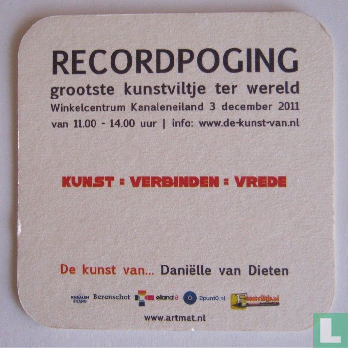 Grootste kunstviltje ter wereld