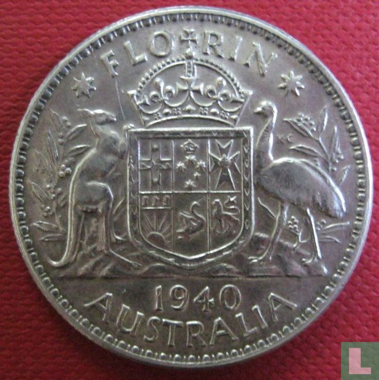 Australia 1 florin 1940