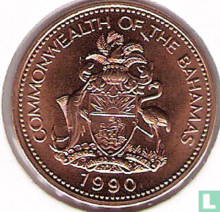 Bahama's 1 cent 1990
