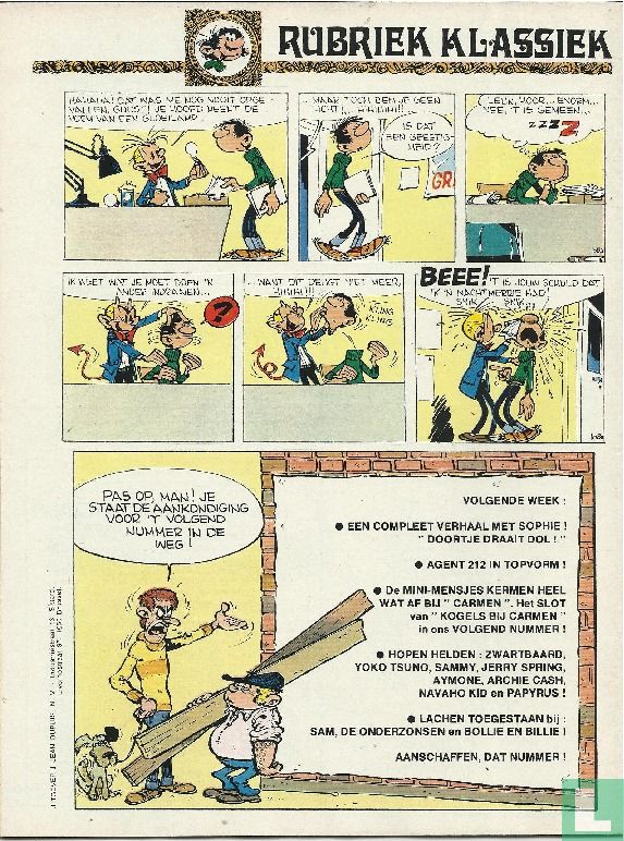 Robbedoes 1985