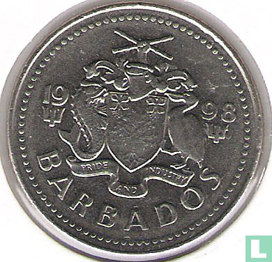 Barbados 25 cent 1998