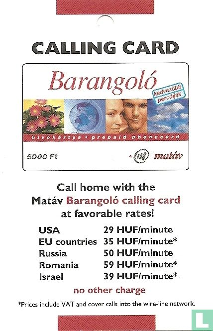 Matáv Calling Card