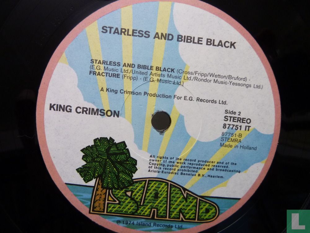Starless and bible black