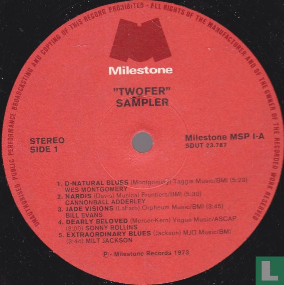 Milestone 'twofer" Sampler