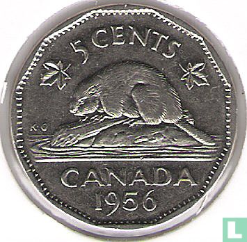 Canada 5 cents 1956