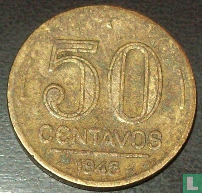 Brésil 50 centavos 1945