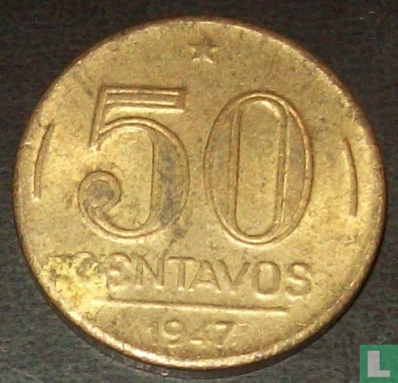 Brésil 50 centavos 1947