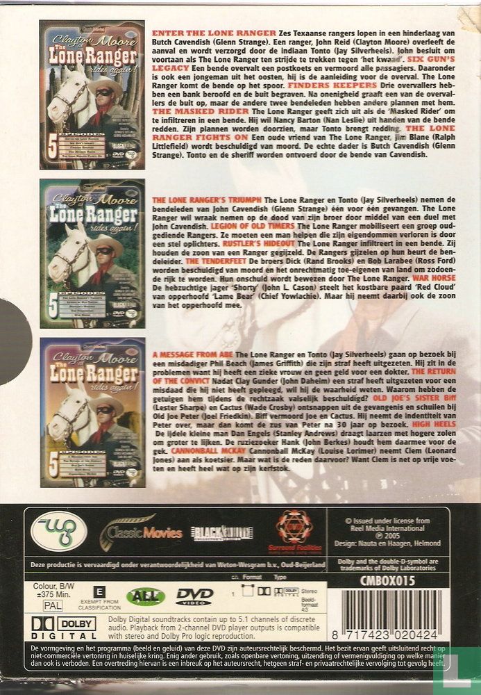 The Lone Ranger Blu Ray Cover