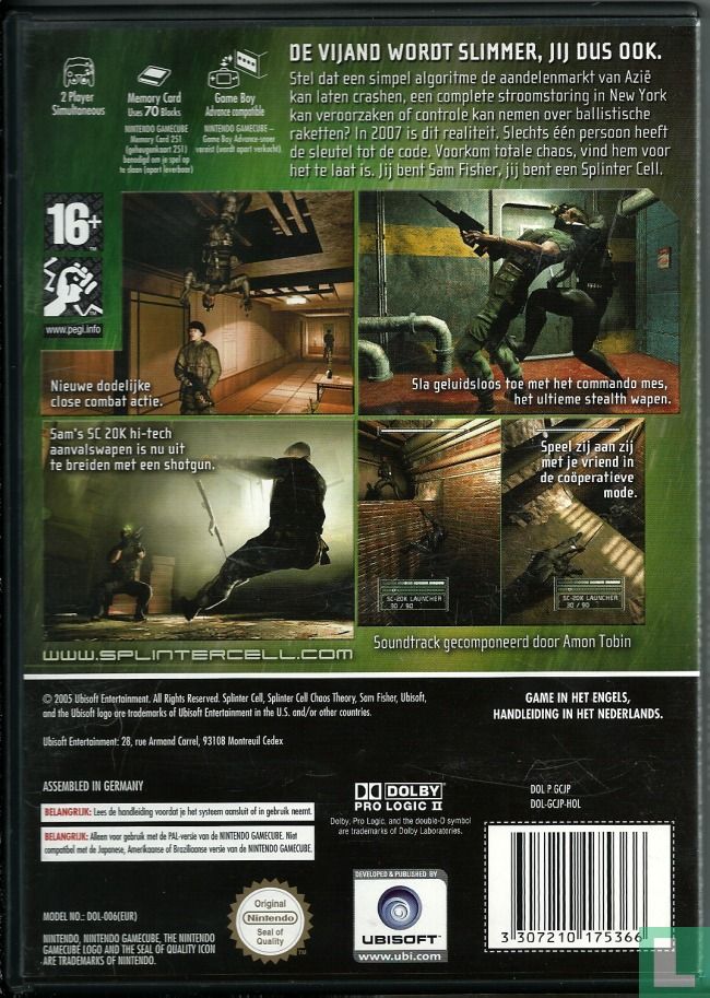Tom Clancy's Splinter Cell: Chaos Theory