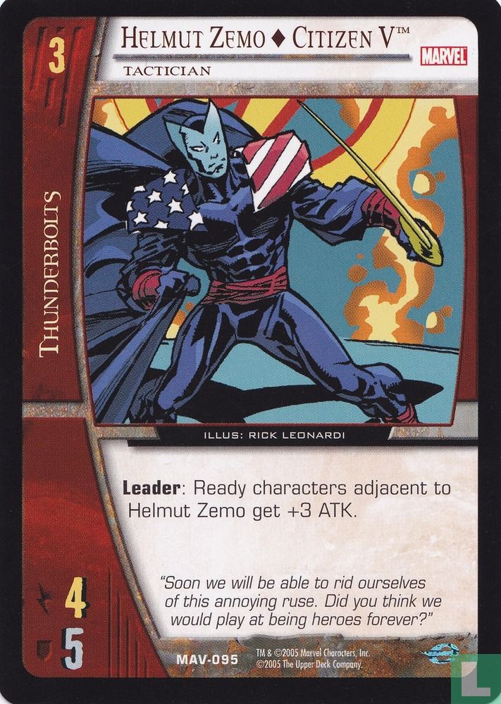 Helmut Zemo # Citizen V