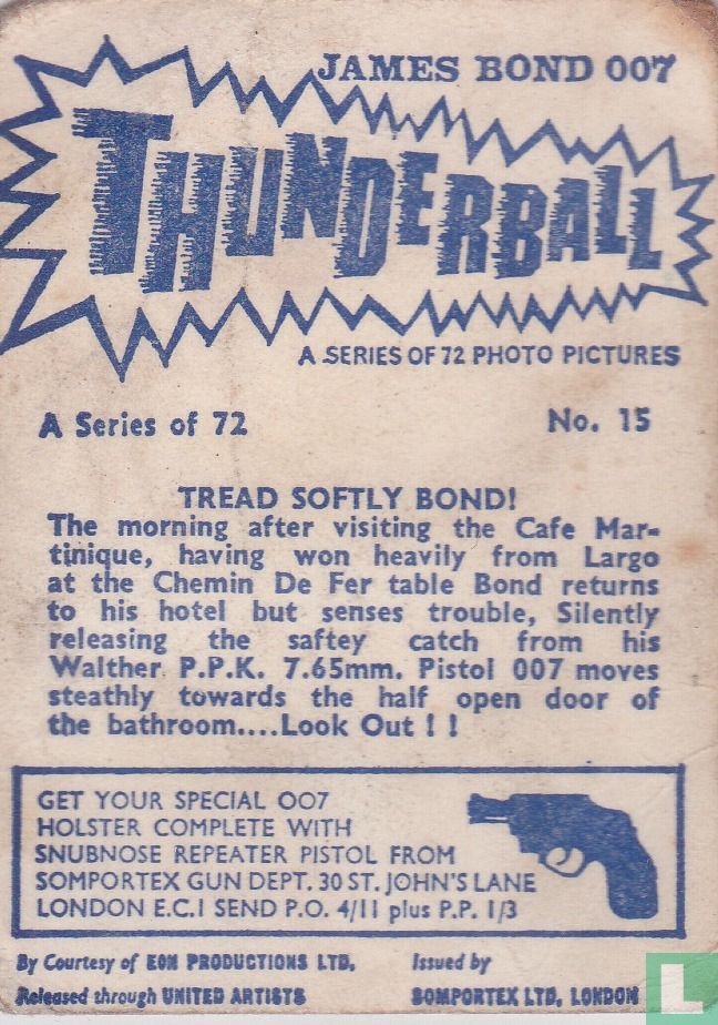 Tread softley Bond !