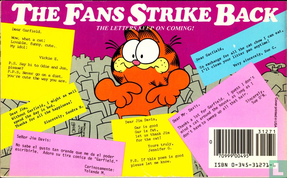 Garfield tips the scales