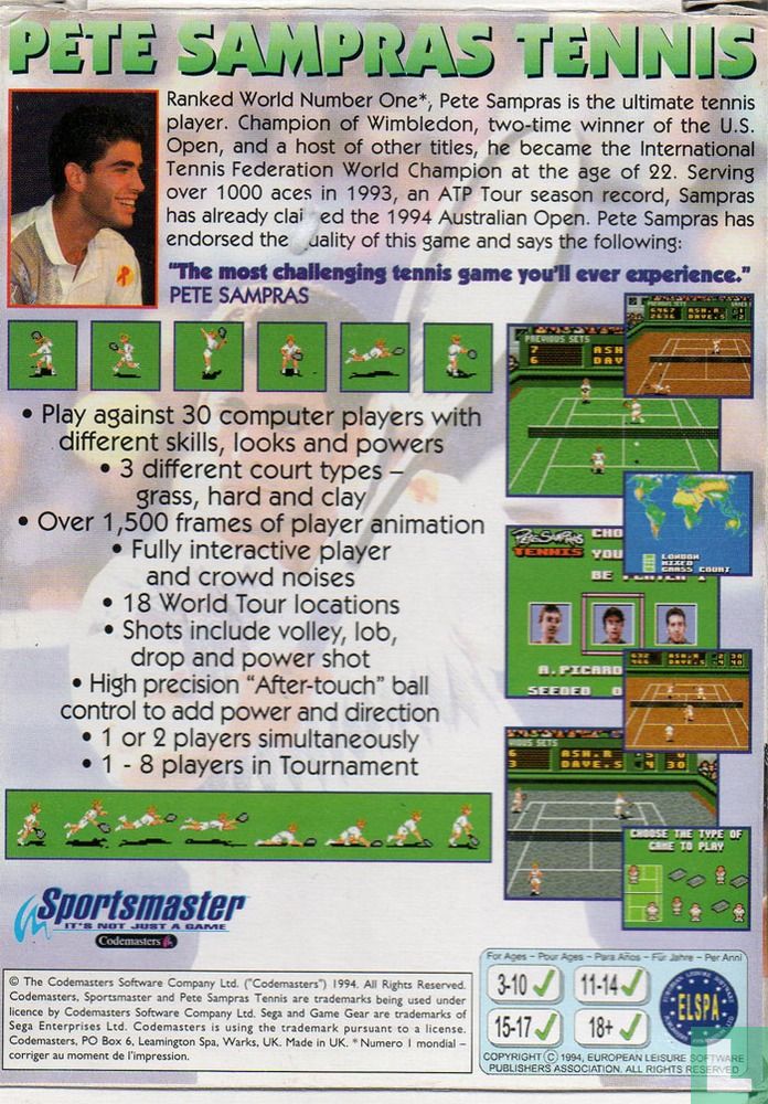 Pete Sampras Tennis