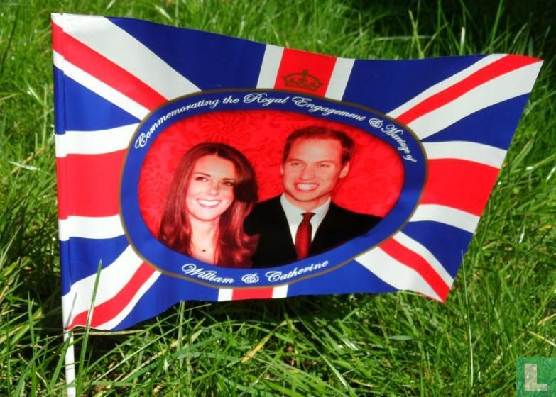 Flag wedding William & Kate