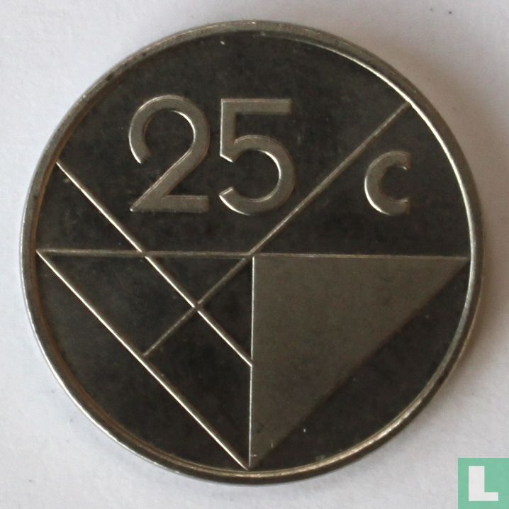 Aruba 25 cent 1988