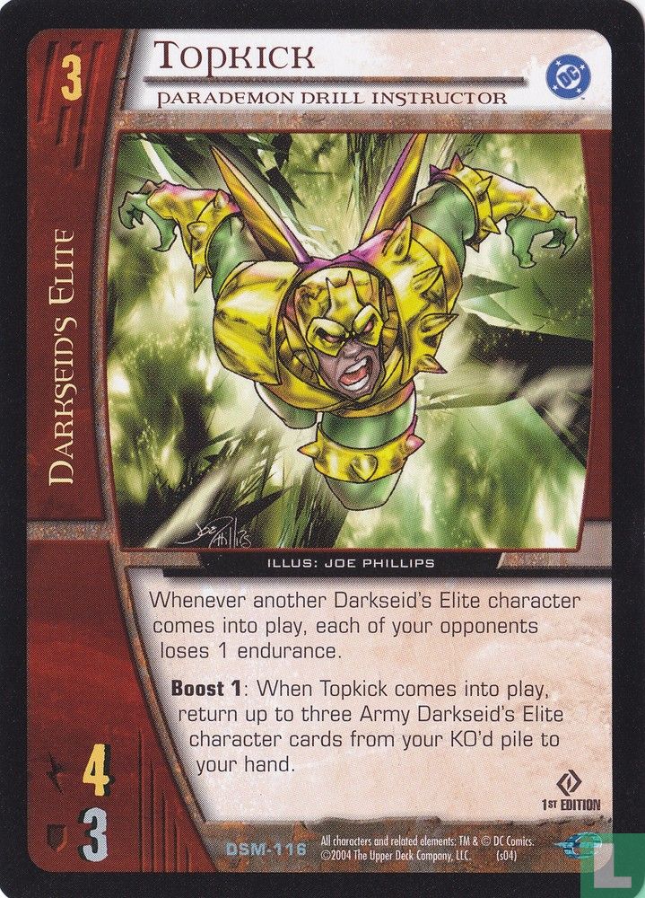 Topkick, Parademon Drill Instructor