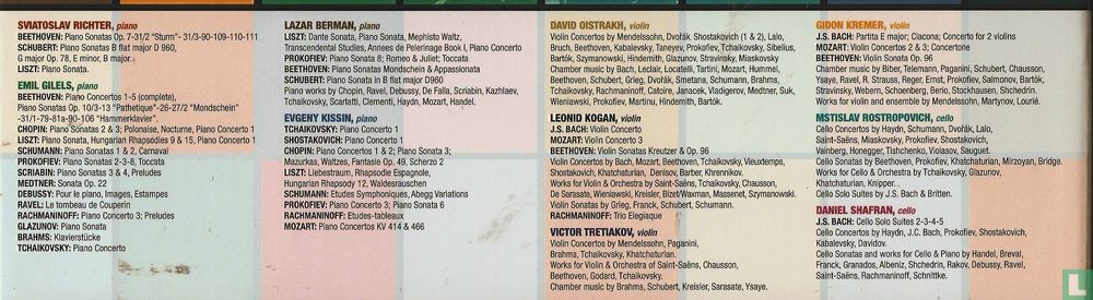 Russian Legends - Legendary Russian Soloists CD 8713 (2007
