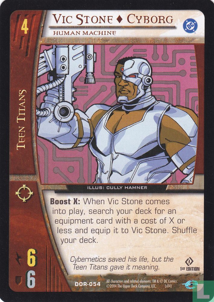 Vic Stone, Cyborg, Human Machine