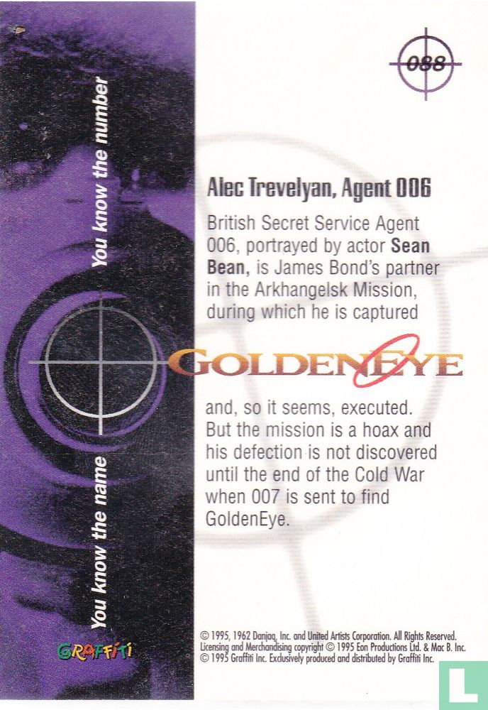 Alec Trevelyan, Agent 006