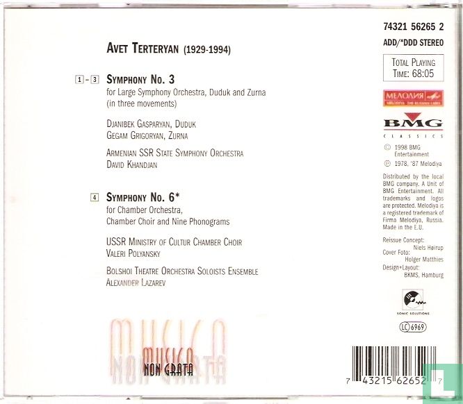 Symphonies nos. 3 & 6