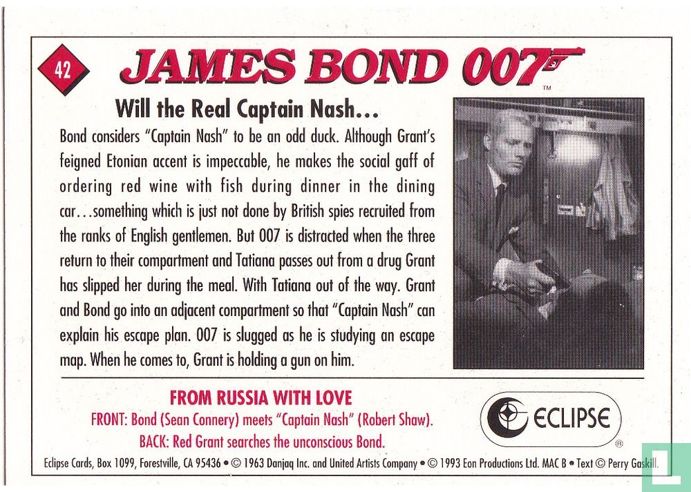 Will the Real Captain Nash...