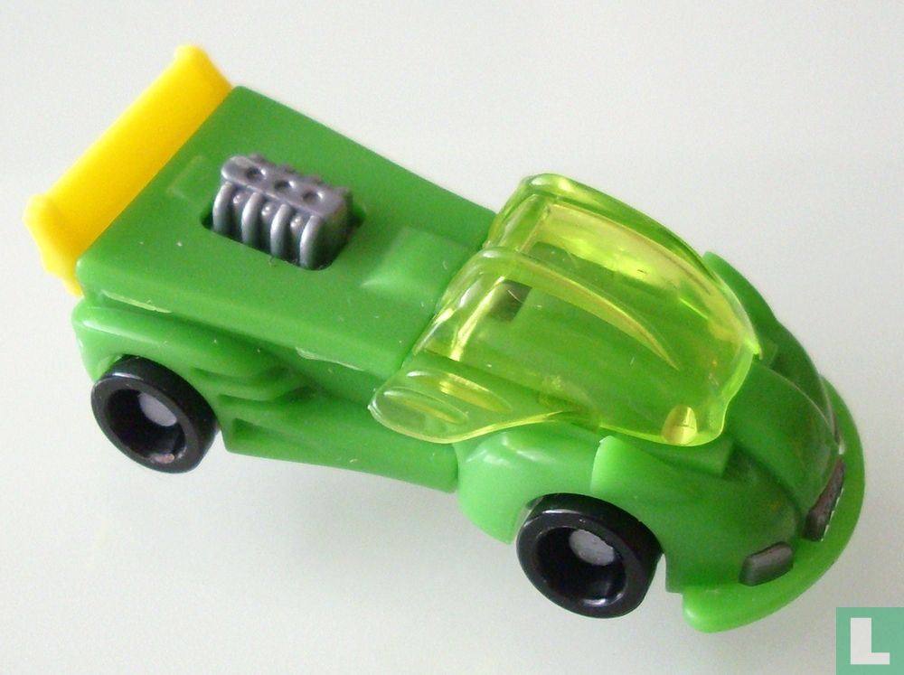Kinder Race - Groene auto UN 062 (2010) - Ferrero - LastDodo