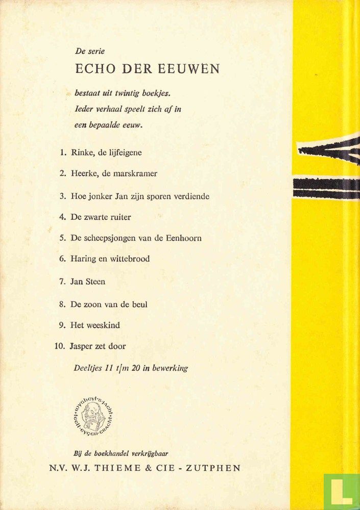 Jasper zet door
