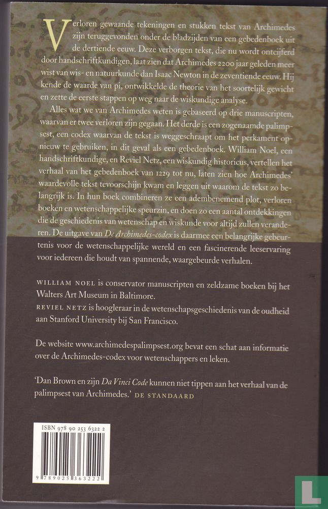 De Archimedes codex