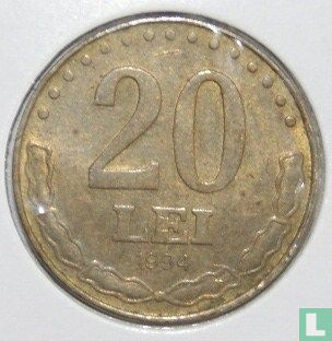 Roumanie 20 lei 1994
