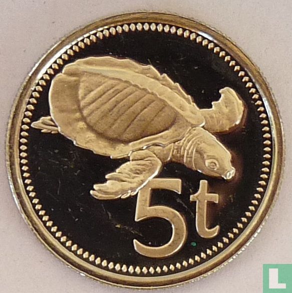 Papoea-Nieuw-Guinea 5 toea 1976 (PROOF) KM# 3 (1976) - Papoea-Nieuw ...