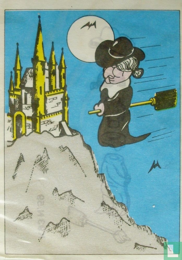 Witch on broom