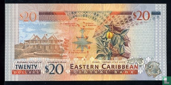 20 Eastern Caribbean Dollars