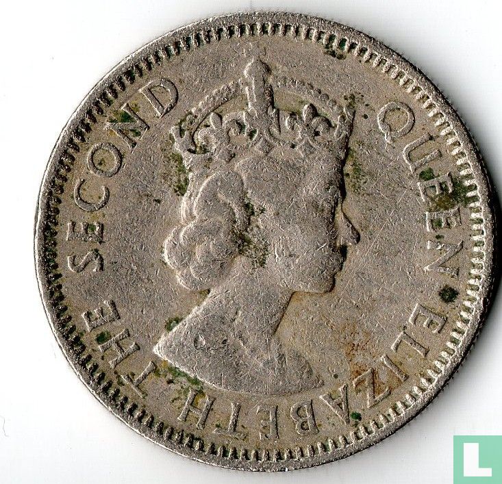 British Caribbean Territories 25 cents 1955 KM# 6 (1955) - British