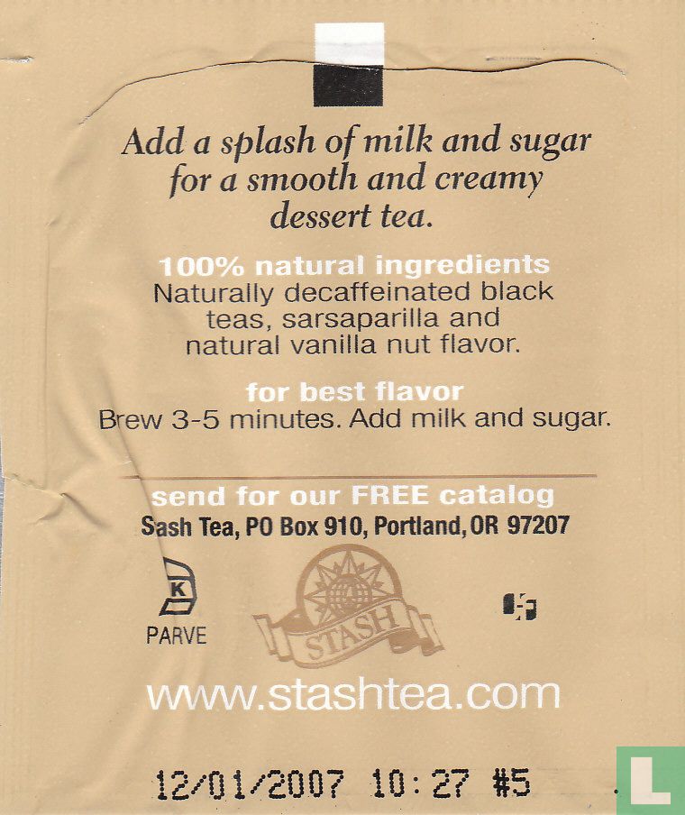 vanilla nut creme