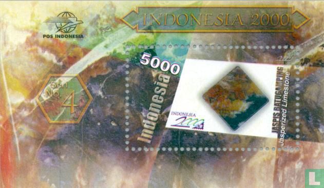 Exposition de timbre Indonésie 2000
