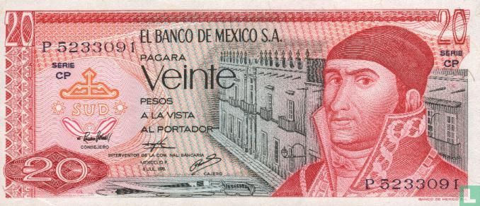 Mexique 20 Pesos