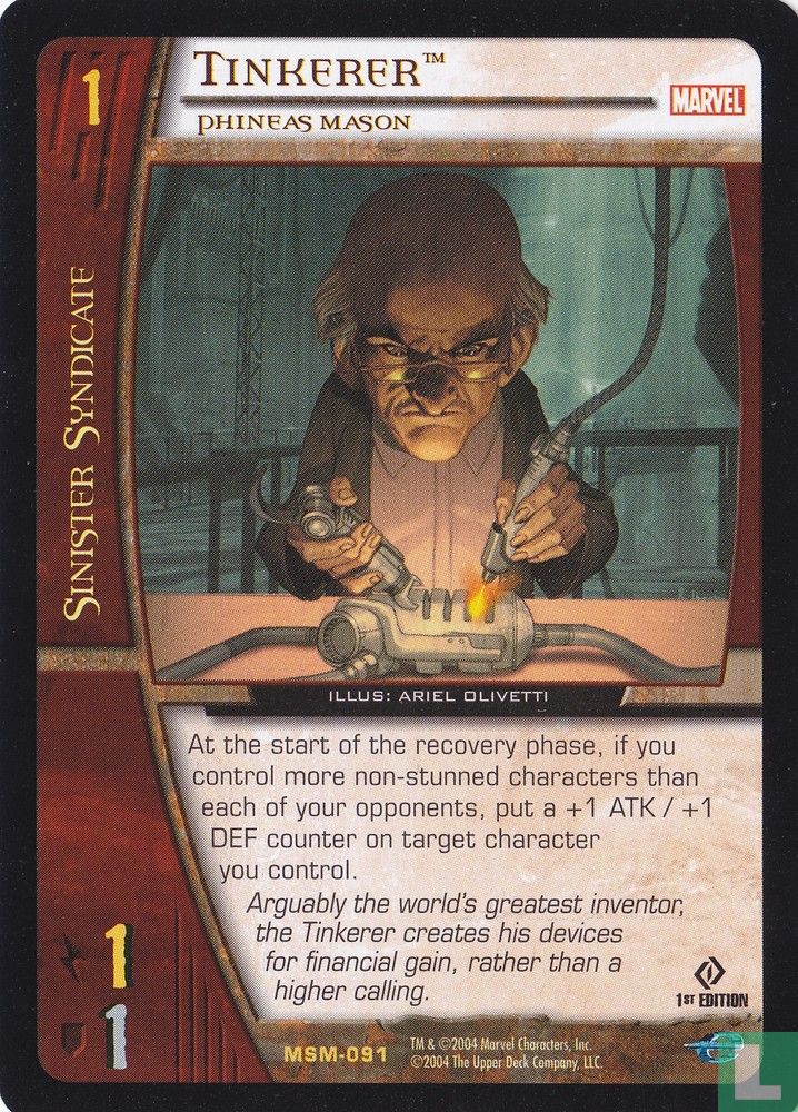 Tinkerer, Phineas Mason