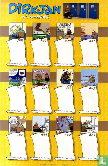 Dirkjan WC kalender