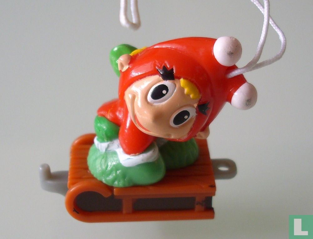 Elf op slee