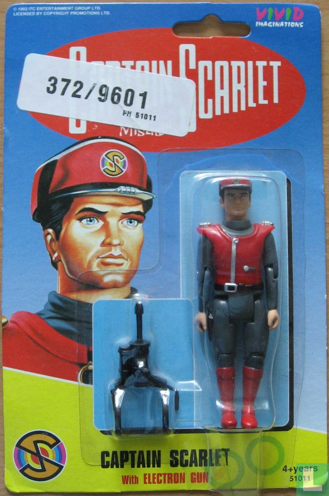 Captain Scarlet with Electron Gun
