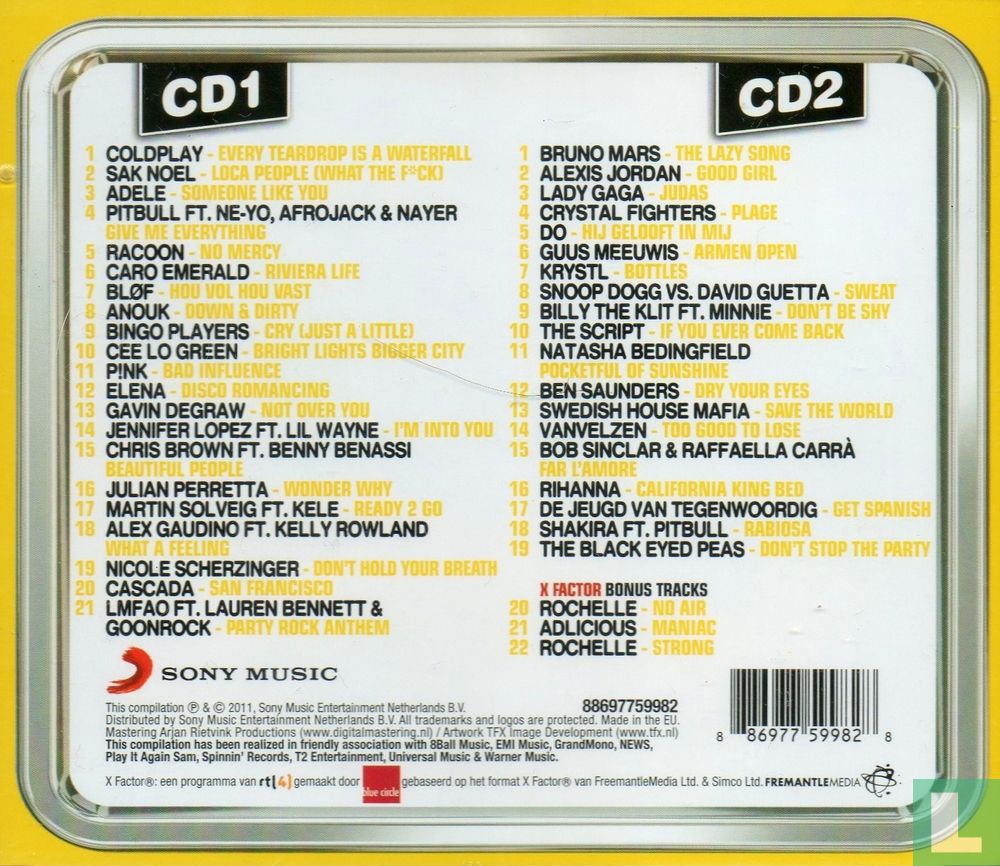 538 - Hitzone 58 CD 88697759982 Various artists - LastDodo