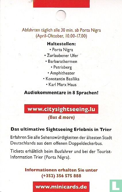 City Sightseeing Trier