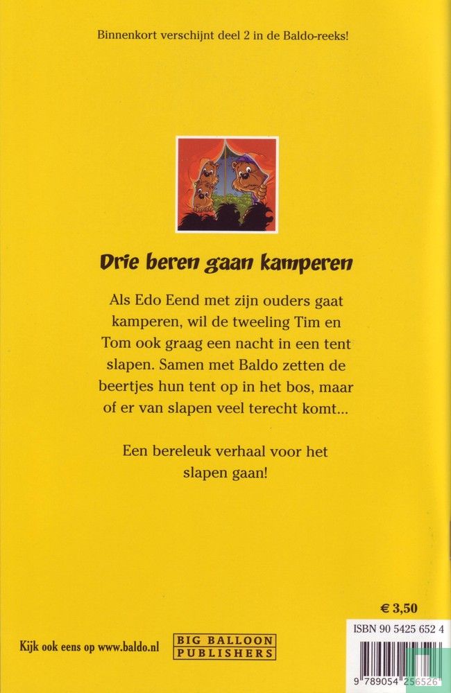 Drie beren gaan kamperen