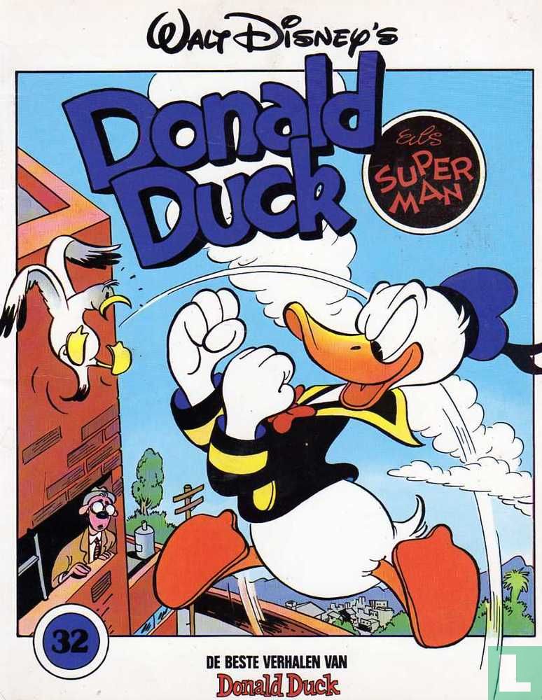 Donald Duck als superman